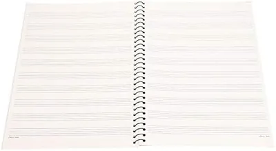 Bnineteenteam Libro de Papel del Manuscrito Musical, 50 Hojas de Cuaderno de Partituras para Músicos (Piano Negro) - Mejor Oferta in Mexico