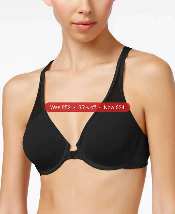 Body by Wacoal Racerback Underwire Front Close Bra 65124 – 35% Off