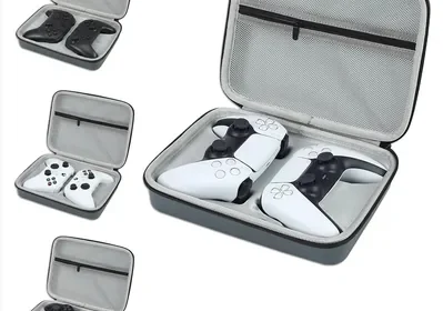 Bolsa Case Estojo Maleta Protetora de Viagem Rigida Cinza Premium para Controle Compatível com PS5 / PS4 / Xbox / Switch Pro - 40% de Desconto in Brazil