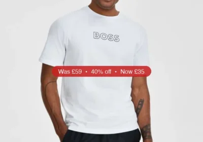 Free ad: BOSS by Hugo Boss BOSS Sun Protection Logo T-Shirt - 40% Off in United States. BOSS by Hugo Boss BOSS Sun Protection Logo T-Shirt - 40% Off in United States