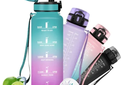 Bouteille d'eau sportive de 1,5 L avec filtre, motiver les bouteilles d'eau avec marqueur horaire, bouteilles pour camping et randonnée, étanche, facile in France