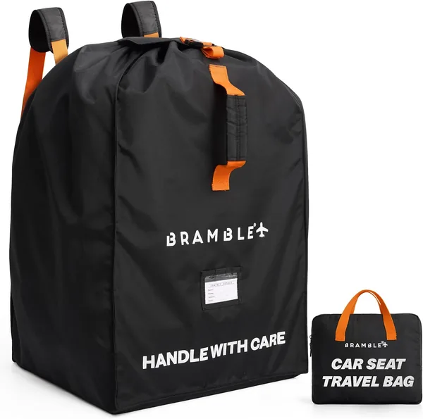 Bramble Baby Car Seat Travel Suitcase, 10% Off – Waterdicht, 85cm x 45cm (Schwarz)