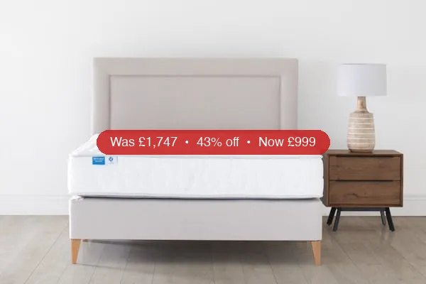 Briody | Iris Bed Bundle | Double | 4ft6 | Pebble – 43% Off