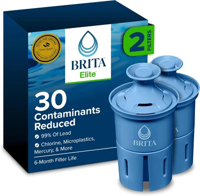 Brita Longlast Water Filter 120 Gallons, 99% Lead Removal (2-Pack)