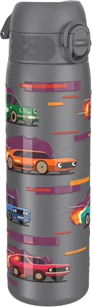 Butelka ION8 na Wodę ze Stali, 600 ml, Nieocieplana, Szczelna, Łatwe Otwieranie, Zamek Bezpieczny, Mywalna