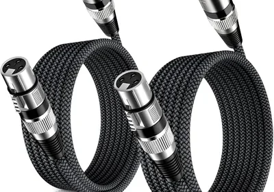 Cables de Micrófono XLR Elebase 2 Paquetes | Conectores X/LR a XLR, Cables Blindados de 3 Pines in Mexico