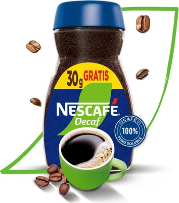 Café Descafeinado Soluble Nescafé Decaf Frasco 200g – 35% De Descuento