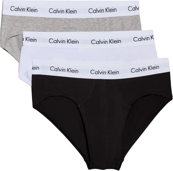 Calvin Klein Cooling Cotton Stretch 3 Pack Shorts, Sconto del 16% – Nero/Bianco/Grigio