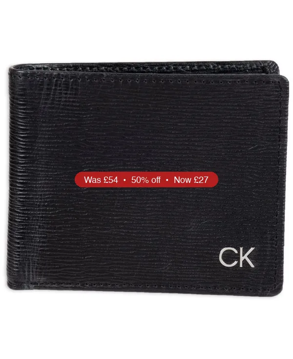 Calvin Klein Men’s RFID Slimfold Extra Capacity Wallet – 50% Off