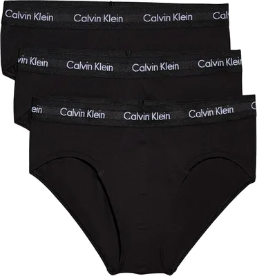 Calvin Klein Pack de 3 Hombres Briefs Elásticos de Algodón – 51% de Descuento