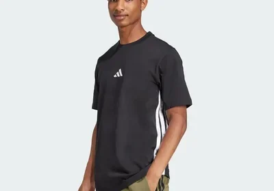 Free ad: Camiseta Adidas Hombre Essential Three Stripes Single Jersey, Talla M, Negro in Portugal. Camiseta Adidas Hombre Essential Three Stripes Single Jersey, Talla M, Negro in Portugal