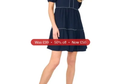 Free ad: CeCe Women's Linen-Blend Split Neck Short-Sleeve Babydoll Dress - 50% Off in United States. CeCe Women's Linen-Blend Split Neck Short-Sleeve Babydoll Dress - 50% Off in United States