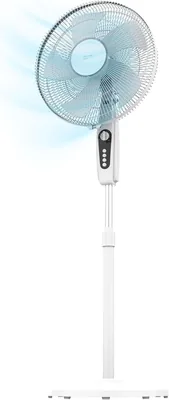 Cecotec EnergySilence 515 MaxFlow Blanc Ventilateur à Pied – 45 W – Diamètre 40.6 cm – 5 Pale – Timer 1 heure – 3 Vitesses (88% de réduction)