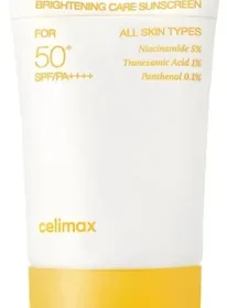 Free ad: CELIMAX Protector solar facial SPF50+ PA++++ - Brightening Care con Niacinamida 5% y Ácido Tranexámico 1% - 22% Off in Mexico. CELIMAX Protector solar facial SPF50+ PA++++ - Brightening Care con Niacinamida 5% y Ácido Tranexámico 1% - 22% Off in Mexico