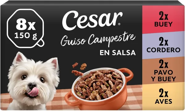 Cesar Pak Campesin 3 x 8 x 150 Bh01J, Recetas Campesinas con Salsa, 5.3 Onzas (Paquete de 24) – Mejor Oferta