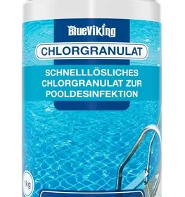 Free ad: Chlorin Granulat 1 kg - Schockchlorung & Einmalgebrauch, Schnell löslich, 55 % aktives Chlor, pH-neutral, Kalkanhafter in Denmark. Chlorin Granulat 1 kg - Schockchlorung & Einmalgebrauch, Schnell löslich, 55 % aktives Chlor, pH-neutral, Kalkanhafter in Denmark