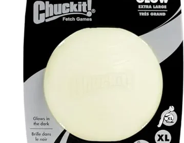 Chuckit! Glow in the Dark Bouncy Balls - Dog Toy, Extra-Large 3.5 Inch in Singapore