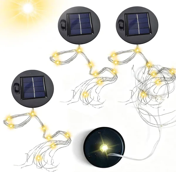 Cima di sostituzione solare, 4 pezzi per lampada da irrigazione solare, parti di lanterna solare fai-da-te per esterni