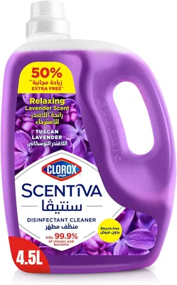 Clorox Scentiva Disinfectant Floor Cleaner 4.5L, Tuscan Lavender, 41% Off