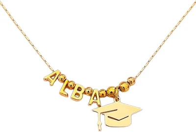 Free ad: Collar personalizado nombre y birrete para graduación en chapa de oro - Mejor Precio in Mexico. Collar personalizado nombre y birrete para graduación en chapa de oro - Mejor Precio in Mexico