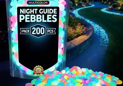 Colorful Glow in the Dark Pebbles 1000pcs Best Deal in Ireland