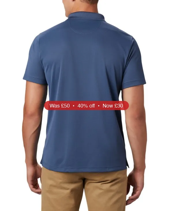 Columbia Men’s Utilizer Polo Shirt – 40% Off