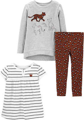 Conjunto de Brincar Simple Joys by Carter’s – 3 Peças com Desconto de 17% (BRL 75.95)