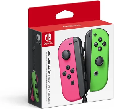 Control Inalámbrico Nintendo Switch Joy Con, color Verde/Rosa – Standard Edition (Importado de Japón) 25% Off