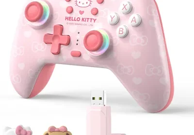 Controlador Kuitmor Azul para Perros Switch, Controladores de Efecto Hall Inalámbricos para Switch 2/1/OLED/Lite, PC, Android, iOS | Receptor 2.4G in Mexico