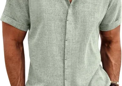 Free ad: COOFANDY Homme Chemise en Lin Short Manches Boutonné Ajustement Régulier Casual Été Plage Chemise en Lin in France. COOFANDY Homme Chemise en Lin Short Manches Boutonné Ajustement Régulier Casual Été Plage Chemise en Lin in France