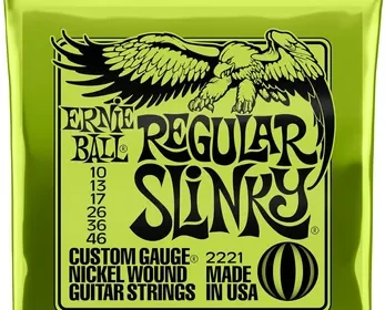 Free ad: Cordes Ernie Ball Regular Slinky en nickel, 10-46, 25% de réduction in France. Cordes Ernie Ball Regular Slinky en nickel, 10-46, 25% de réduction in France