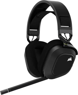 Corsair HS80 RGB Wireless Premium Gaming Headset mit Dolby Atmos Audio, Omnidirektionalem Mikrofon, 18 m Reichweite, bis zu 20 Std. Akkulaufzeit – 24% Rabatt