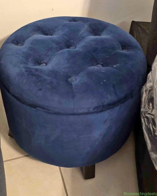 Cozy ottoman with storage