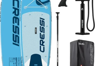 Cressi dal 1946 - Set Ultra Isup/Kayak - Tavola da Stand-Up Inflatabile per Adulti, Grande Stabilità e Resistenza, Completa di Accessori in Italy