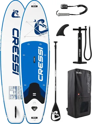 Cressi Dal 1946 – Set Ultra Isup/Kayak – Tavola Inflatabile SUP per Adulti con Grande Stabilità e Resistenza, Accessori Inclusi