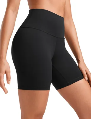 CRZ YOGA Butterluxe Yoga Shorts – High Waisted Workout Leggings Best Deal