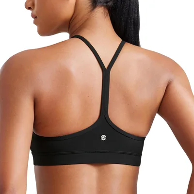 CRZ YOGA Y Back Sports Bra – Padded Racerback, Best Deal