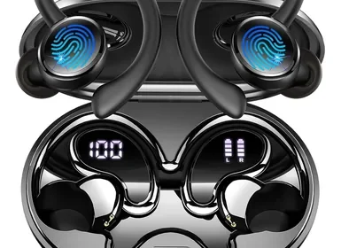 Cuffie Bluetooth per Sport, 5.4 HiFi Stereo, 50 Ore di Autonomia con Cancellazione del Rumore Microfono USB-C Ricarica Rapida in Italy