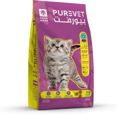 طعام قطط بوردي نقي (دجاج وبطاطس) – 3 كجم، تخفيض 29%