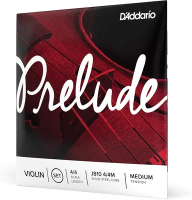 D’Addario Prelude Violin Cuerdas para Violín 4/4 Escala Tensión Media Acero J810 4/4M – 47% Descuento
