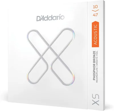 D’Addario XS Phosphor Bronze – Cuerdas para Guitarra Acústica – Calibre Extra Ligero, 10-47, 6 Cuerdas | Bronce Fosforado – 61% de Descuento