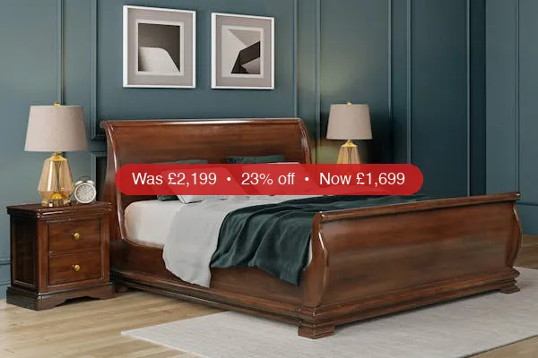 Deauville Bed Frame | Super King | 6ft | Brown – 23% Off