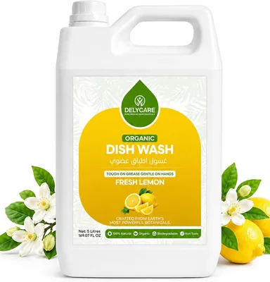 Delycare Organic Dish Wash: Natural Grease Remover, Eco-Friendly & Biodegradable – Best Deal
