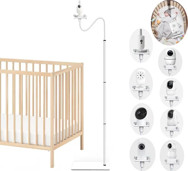 Derebir Baby Monitor Holder Stand för GHB, Philips Avent SCD923/26, SCD843/26, Momcozy, Blemil, HelloBaby, Jeeber, BOIFUN 6T – Best Price
