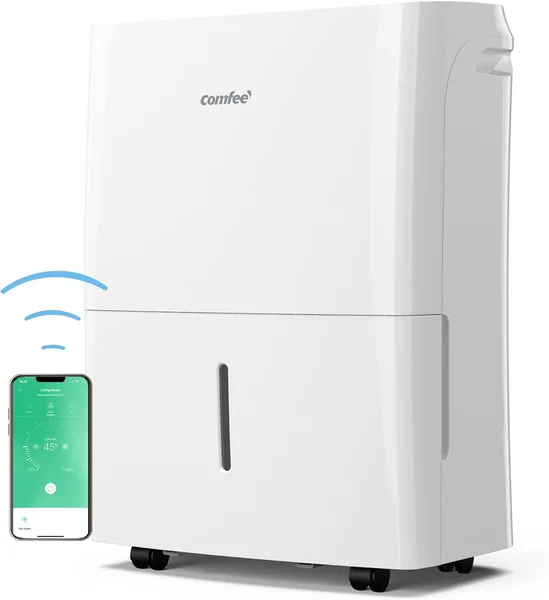 Deumidificatore COMFEE’ per Casa, 16L/24h, Smart, WiFi, 3L, 28% di Sconto