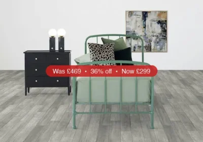 Free ad: Dillon Bed Frame | Small Double | 4ft | Green - 36% Off in Ireland. Dillon Bed Frame | Small Double | 4ft | Green - 36% Off in Ireland