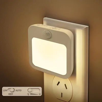 Dimmable Night Light Plug-in 2 Pack Motion Sensor Auto Switch Best Deal