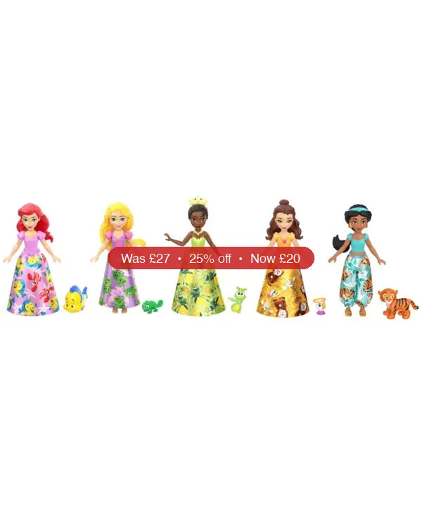 Disney Princess and Friends with Small Dolls Set – 25% Off