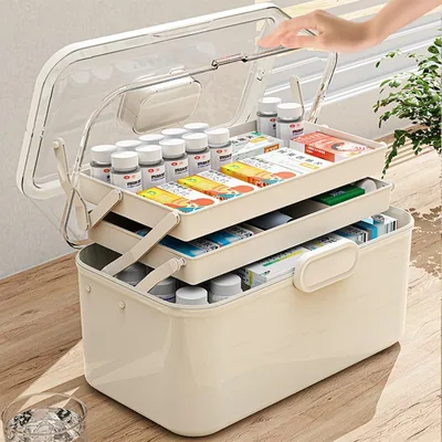 Diylove 3-Layer Foldable Medicine Storage Box – Best Deal