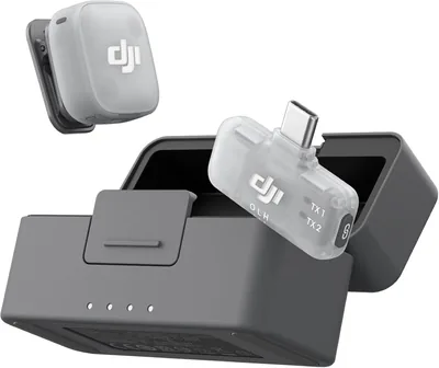 DJI Mic Mini 2 (2 TX + 1 standardowy RX + etui ładujące + 1 mobilny RX), bezprzewodowy mikrofon do iPhone’a 17/16/15, Android – Best Deal